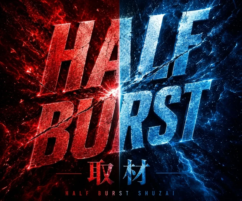 HALF BURST取材